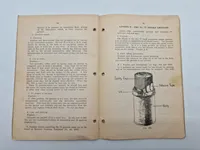 Originalt hæfte - Small Arms Training, ww2