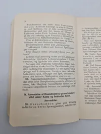 Samling originale instruktioner for kastning af håndbombe og håndgranat