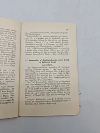 Samling originale instruktioner for kastning af håndbombe og håndgranat