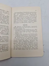 Samling originale instruktioner for kastning af håndbombe og håndgranat