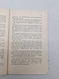 Samling originale instruktioner for kastning af håndbombe og håndgranat