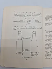 Samling originale instruktioner for kastning af håndbombe og håndgranat