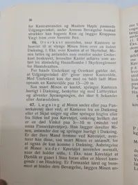 Samling originale instruktioner for kastning af håndbombe og håndgranat