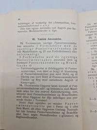 Samling originale instruktioner for kastning af håndbombe og håndgranat