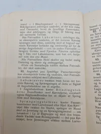 Samling originale instruktioner for kastning af håndbombe og håndgranat