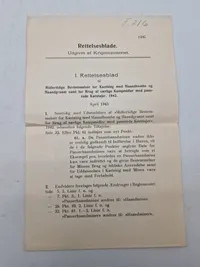 Samling originale instruktioner for kastning af håndbombe og håndgranat