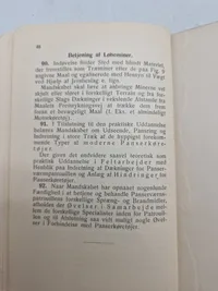 Samling originale instruktioner for kastning af håndbombe og håndgranat