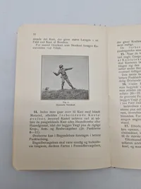 Samling originale instruktioner for kastning af håndbombe og håndgranat