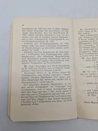 Samling originale instruktioner for kastning af håndbombe og håndgranat