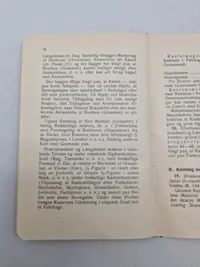 Samling originale instruktioner for kastning af håndbombe og håndgranat