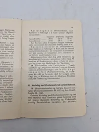 Samling originale instruktioner for kastning af håndbombe og håndgranat