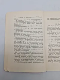 Samling originale instruktioner for kastning af håndbombe og håndgranat