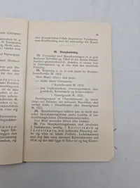 Samling originale instruktioner for kastning af håndbombe og håndgranat