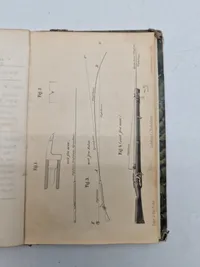 Original bog i våbenlære, 1855 - ekstremt sjælden