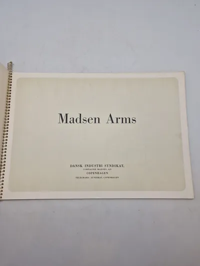Originalt hæfte - Madsen Arms