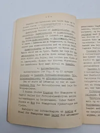 Originalt hæfte - foreløbig beskrivelse af 20 mm maskinkanon og ammunition