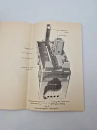 Originalt hæfte - foreløbig beskrivelse af 20 mm maskinkanon og ammunition