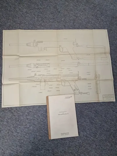 Lot originale effekter for Madsen model 1946