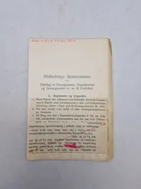 Originalt hæfte omhandlende håndgranater og håndbomber
