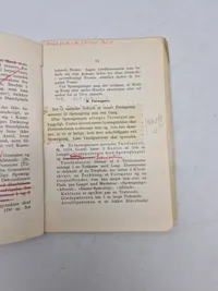 Originalt hæfte omhandlende håndgranater og håndbomber
