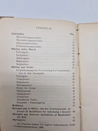 Originalt hæfte omhandlende patruljeføring og sikringstjeneste