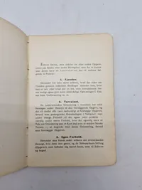 Originalt hæfte omhandlende patruljeføring og sikringstjeneste