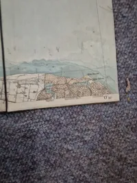 Originalt før krigs militært kort