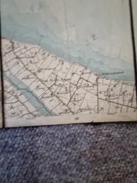 Originalt før krigs militært kort