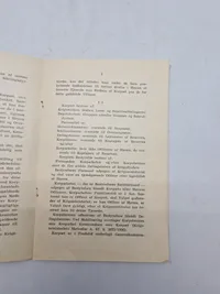 Overenskomst Motorordonnans Korpset 1933
