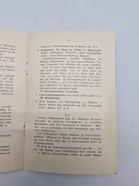 Overenskomst Motorordonnans Korpset 1933