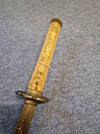 Japansk dekorations katana