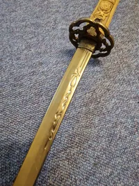 Japansk dekorations katana