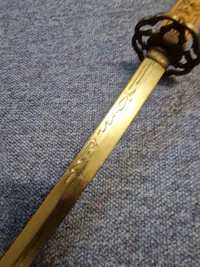 Japansk dekorations katana