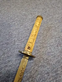 Japansk dekorations katana