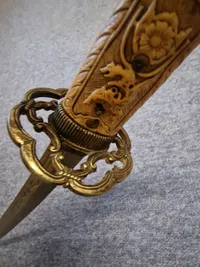 Japansk dekorations katana