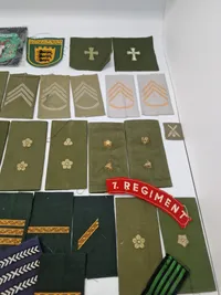 Samling stofmærker