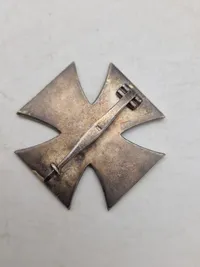 GERMAN IRON CROSS 1ST CLASS 1939. German Iron cross 1st Class 1939, maker mark '15' in cartouche for Frederick Orth, Vienna