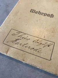 Originalt tysk papomslag til wehrpasset
