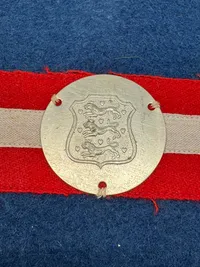 Originalt Frihedskæmper armbind med historie