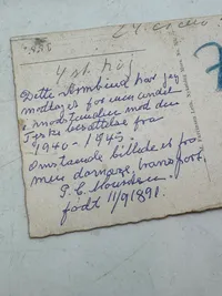 Originalt Frihedskæmper armbind med historie