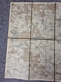 Originalt før krigs militært kort