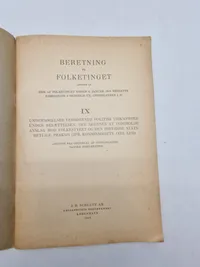Politisk virksomhed under besættelsen