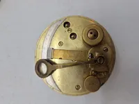 Original sjælden Engelsk lomme sekstant  pocket sextant in leather case.