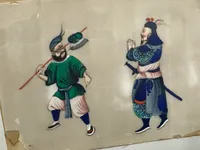 Chinese pith or rice paper painting, Qing Dynasty ( 1644-1911)