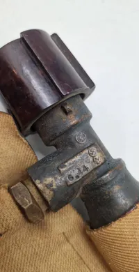 Original Tysk WW2 krigsmarine redningsvest med sjælden luftflaske