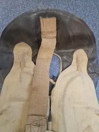 Original Tysk WW2 krigsmarine redningsvest med sjælden luftflaske