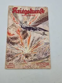 Originalt Hæfte Krigskunst 1935