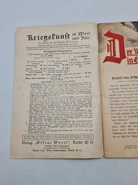 Originalt Hæfte Krigskunst 1935