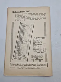 Originalt Hæfte Krigskunst 1935