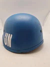 Original Dansk UN hjelm ex Jugoslavien, sjælden da de fleste blev destrueret